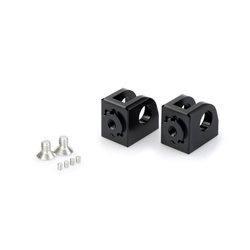puig adjustable rider pegs adapters for kawasaki zzr1400 12 20 black