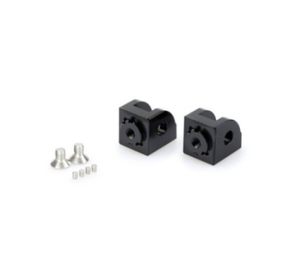 ADAPTATEURS DE RANGEMENT REGLABLES PUIG POUR PILOTE KTM 125 DUKE 11-16 NOIR