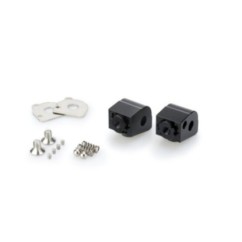 ADAPTADORES PUIG POGG GRIFOS DE PASAJERO AJUSTABLES PARA KTM 990 SUPERMOTO 11-13 NEGRO