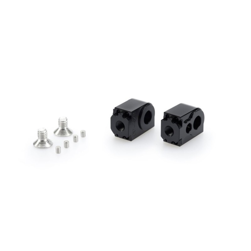 ADAPTADORES PUIG POGG TUBOS PASAJERO AJUSTABLES SUZUKI KATANA 19-24 NEGRO