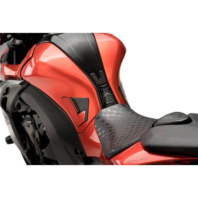 PUIG ADESIVO SERBATOIO KAWASAKI Z1000 14-16 CARBON LOOK