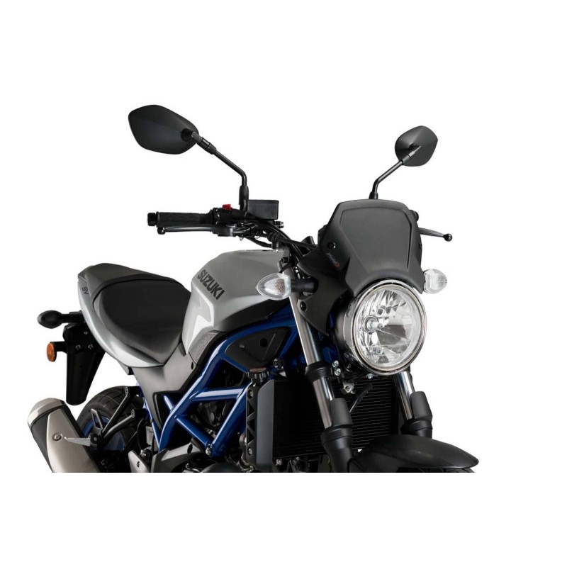 PUIG CARENATURA FRONTALE IN ALLUMINIO PER TRIUMPH BONNEVILLE SPEEDMASTER ANNO 18-23 COLORE NERO