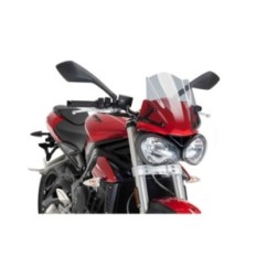 PUIG CUPOLINO NAKED N.G. SPORT TRIUMPH STREET TRIPLE S 18-19 FUME CHIARO