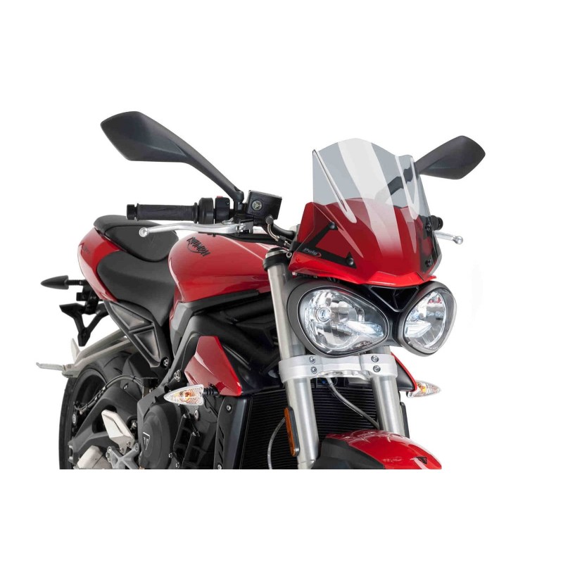 PUIG CUPOLINO NAKED N.G. SPORT TRIUMPH STREET TRIPLE S 18-19 FUME CHIARO