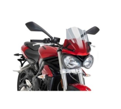 PUIG CUPOLINO NAKED N.G. SPORT TRIUMPH STREET TRIPLE S 18-19 FUME CHIARO