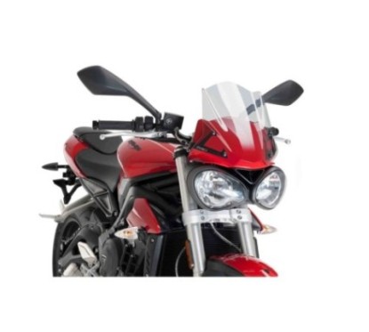 PUIG CUPOLINO NAKED N.G. SPORT TRIUMPH STREET TRIPLE S 18-19 TRASPARENTE