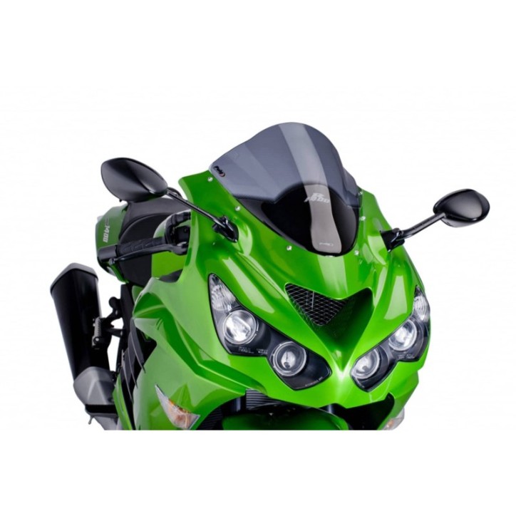 PUIG PARE - BRISE RACING POUR KAWASAKI ZZR1400 06-20 FUMEE FONCE