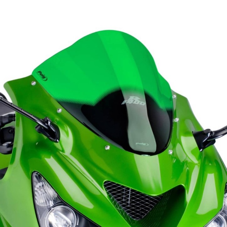 PUIG PARE - BRISE RACING POUR KAWASAKI ZZR1400 06-20 VERT