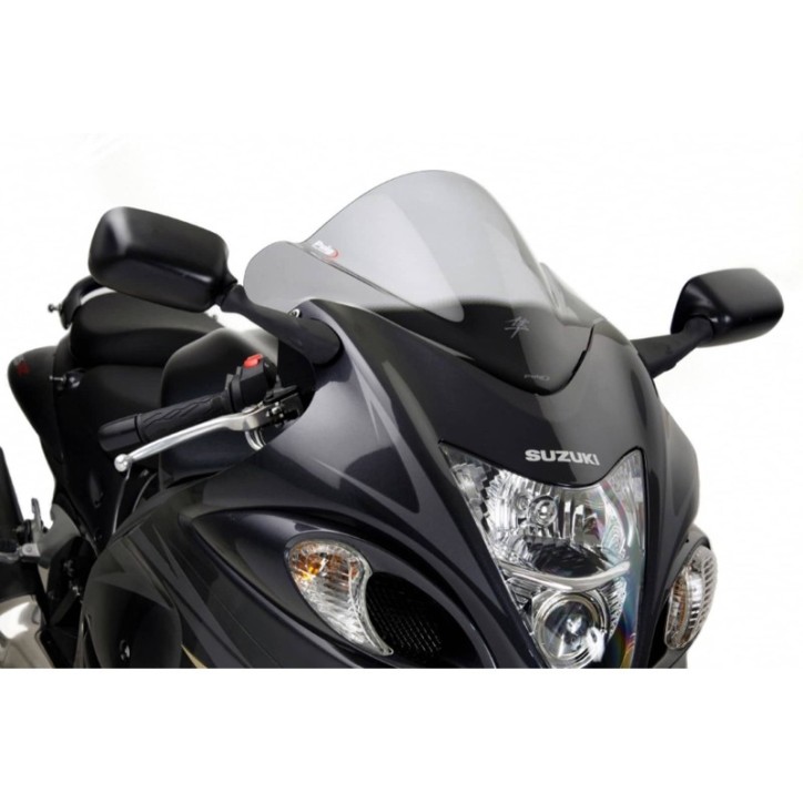 PUIG PARE - BRISE RACING POUR SUZUKI GSX-R1300 HAYABUSA 08-20 FUMEE CLAIR