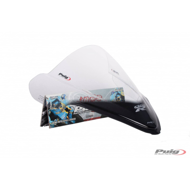 Pare-brise Puig Racing transparent pour Suzuki GSX-R1300 Hayabusa 08-20