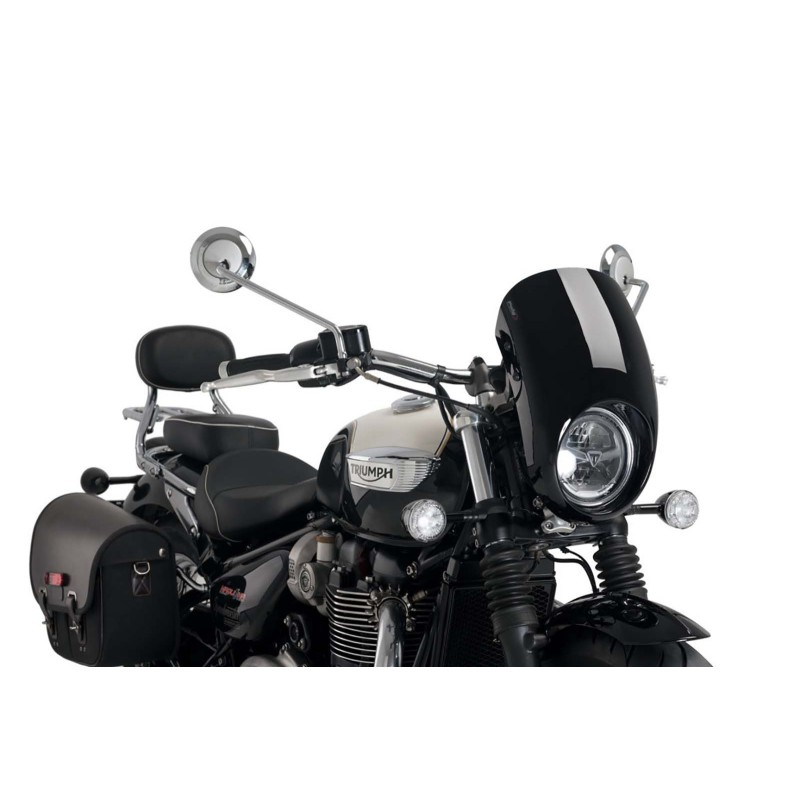 PUIG CUPOLINO SEMICARENATO ANARCHY TRIUMPH BONNEVILLE SPEEDMASTER 18-20 NERO