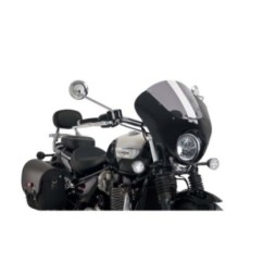 PUIG CUPOLINO SEMICARENATO DARK NIGHT TRIUMPH BONNEVILLE SPEEDMASTER 18-20 FUME CHIARO