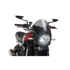 PUIG PARE - BRISE SEMI-CARENE KAWASAKI Z900RS 18-20 FUMEE CLAIR-NOIR