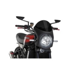 PUIG SEMI FAIRING SCREEN KAWASAKI Z900RS 18-20 DARK SMOKE-BLACK