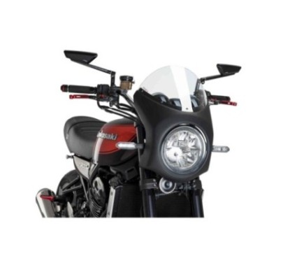 PUIG PARE - BRISE SEMI-CARENE KAWASAKI Z900RS 18-20 TRANSPARENT-NOIR