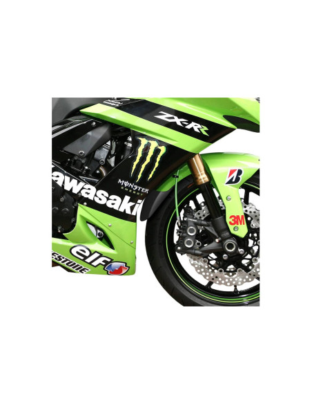 puig front fender extension for kawasaki zx 10r 04 05 matt black