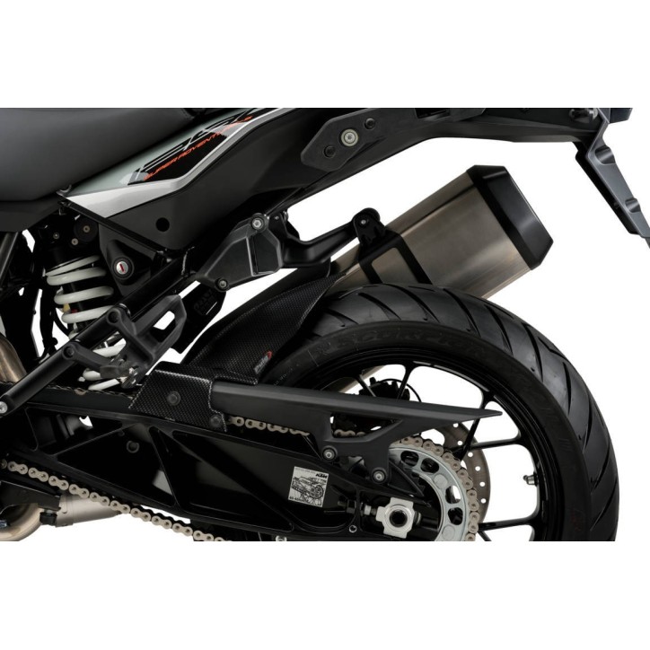 PUIG GARDE-BOUE ARRIERE POUR KTM 1290 T SUPER ADVENTURE 2017 CARBON LOOK