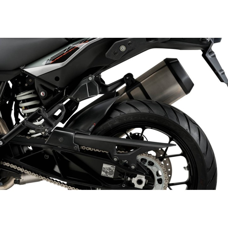 PUIG GARDE-BOUE ARRIERE POUR KTM 1290 T SUPER ADVENTURE 2017 NOIR OPAQUE