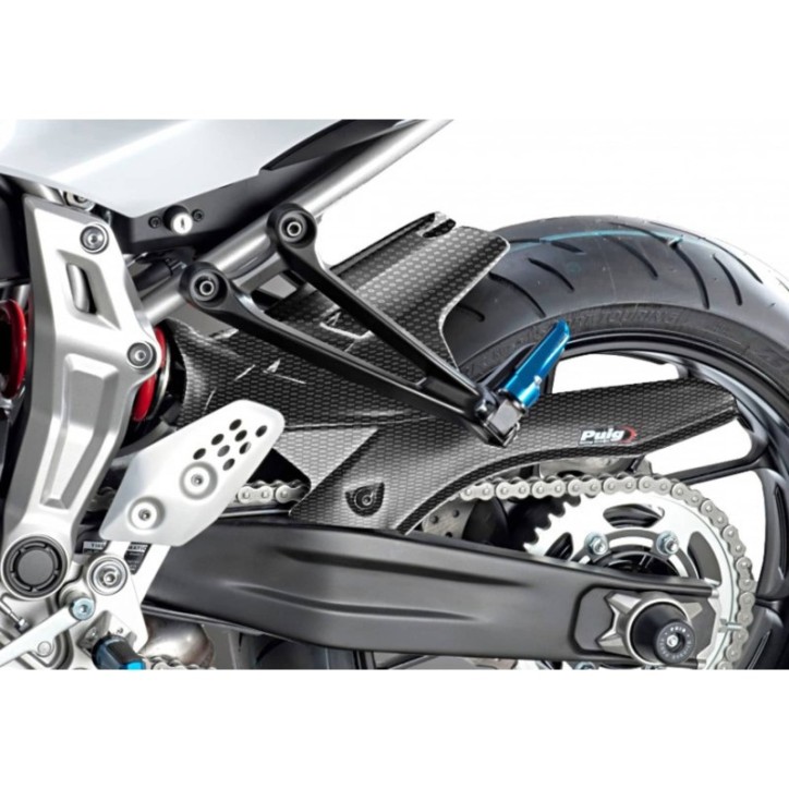 PUIG GARDE-BOUE ARRIERE POUR YAMAHA XSR700 16-20 CARBON LOOK