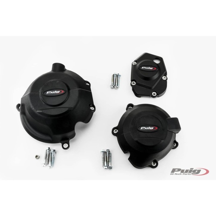 PROTECCION CARTER MOTOR PUIG PARA KAWASAKI Z900 17-19 NEGRO