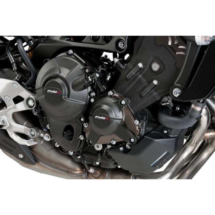 PUIG ENGINE CRANKCASE PROTECTION FOR YAMAHA MT-09 14-16 BLACK