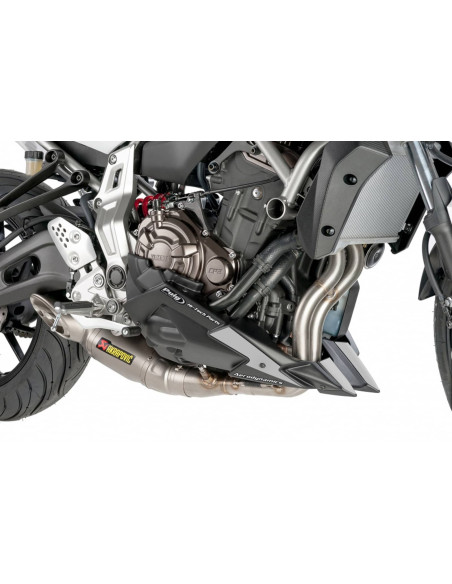 Becquet Puig pour Yamaha MT 07 14 17 noir mat