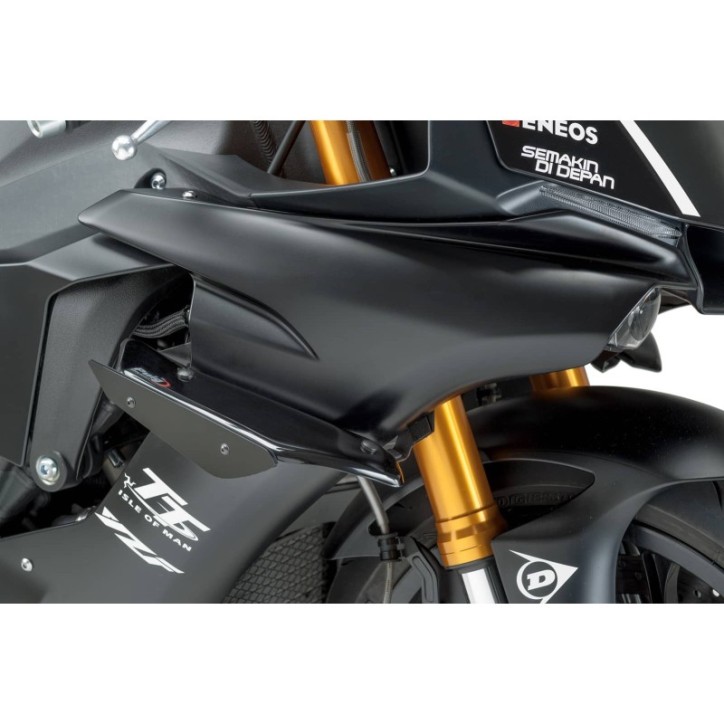 PUIG SPOILER DOWNFORCE SPORT POUR YAMAHA YZF-R1 15-16 NOIR