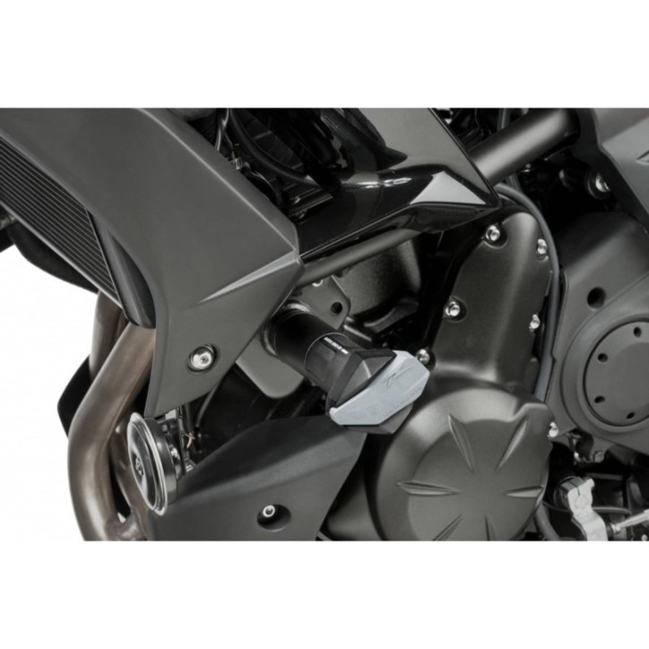 PUIG ROULETTES DE PROTECTION MOD. R19 POUR KAWASAKI VERSYS 650 15-21 NOIR