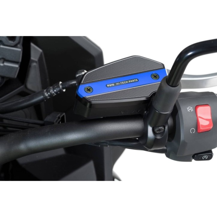 PUIG TAPPO SERBATOIO ANTERIORE PER FLUIDO FRENO PER KAWASAKI VERSYS 650 09-14 BLU