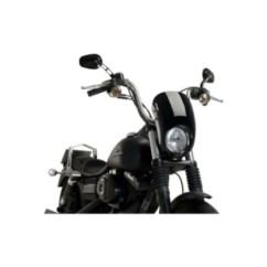 PUIG CUPOLINO SEMICARENATO ANARCHY PER HARLEY DAVIDSON DYNA STREET BOB FXDB/I ANNO 06-17 COLORE NERO