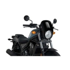 PUIG CUPOLINO SEMICARENATO ANARCHY PER HONDA CMX500 REBEL ANNO 17-19 COLORE NERO