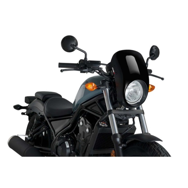 PUIG CUPOLINO SEMICARENATO ANARCHY PER HONDA CMX500 REBEL 17-19 NERO