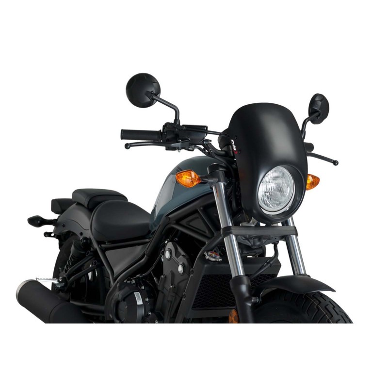 PUIG WINDSHIELD ANARCHY HONDA CMX500 REBEL 17-19 MATT BLACK