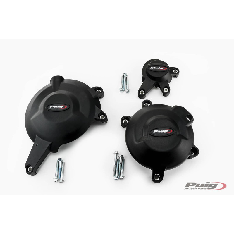 puig engine cover protection for kawasaki er 6n 09 11 black