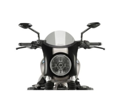 PUIG CUPOLINO SEMICARENATO BMW R NINE T SCRAMBLER 16-20 FUME CHIARO-CARBON