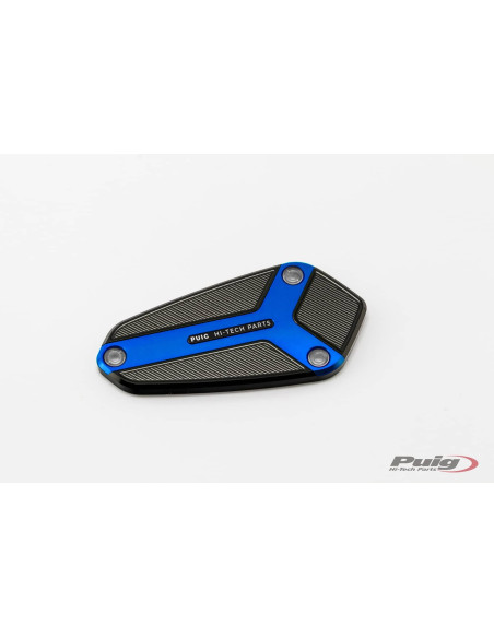 Tapon deposito liquido freno delantero Puig para Kawasaki Z1000 14-16 azul