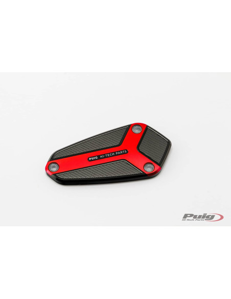Tapon deposito liquido freno delantero Puig para Kawasaki Z1000 14-16 rojo