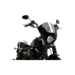 PUIG WINDSHIELD DARK NIGHT HARLEY D. DYNA STREET BOB FXDB/I 06-17 LIGHT SMOKE