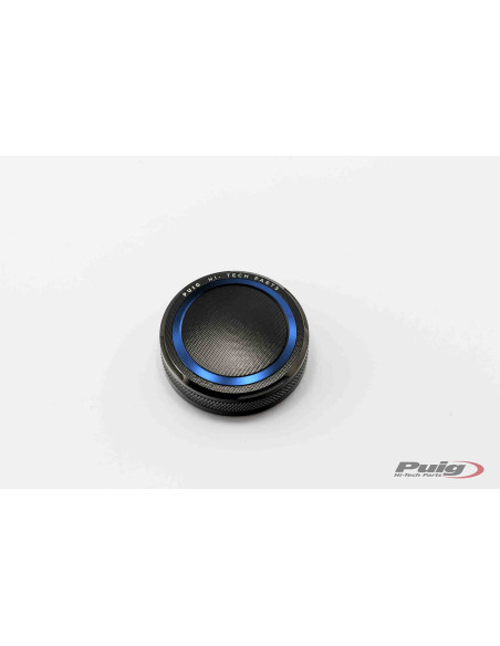 Tapon deposito liquido freno delantero Puig para Suzuki GSX-R750 08-10 azul