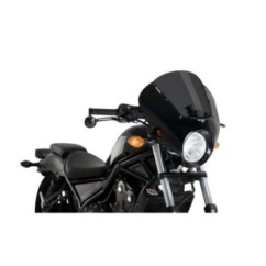 PUIG HALF FAIRING SCREEN DARK NIGHT HONDA CMX500 REBEL 17-19 DARK SMOKE