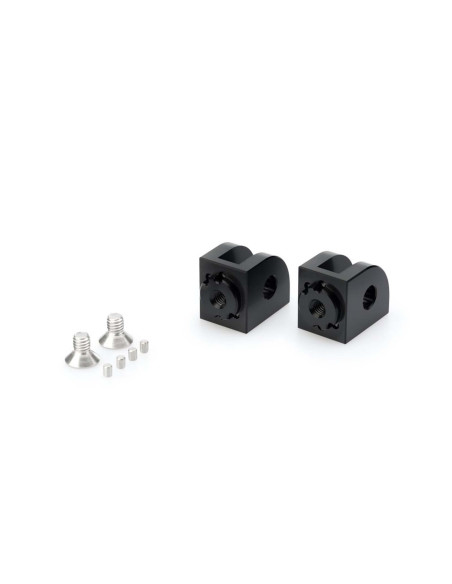 puig adjustable driver pegs adapters for triumph tiger sport 16 20 black