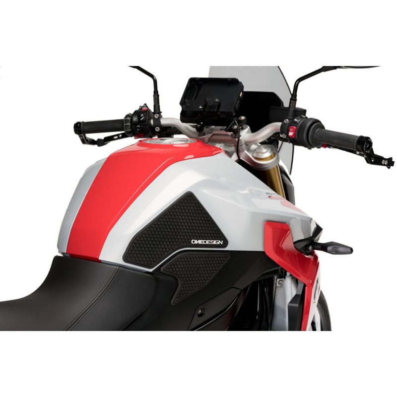 AUTOCOLLANT DE RESERVOIR LATERAL PUIG SPECIFIQUE BMW F900 R 20-24 NOIR