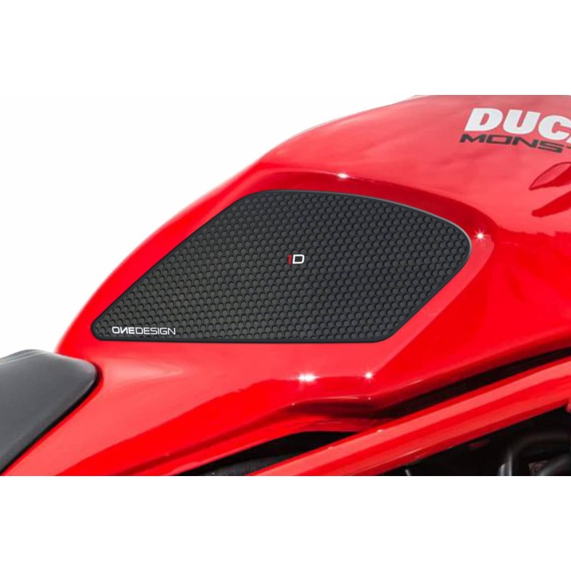 PUIG SPEZIFISCHER SEITENTANKAUFKLEBER DUCATI MONSTER 1200 R 16-20 SCHWARZ