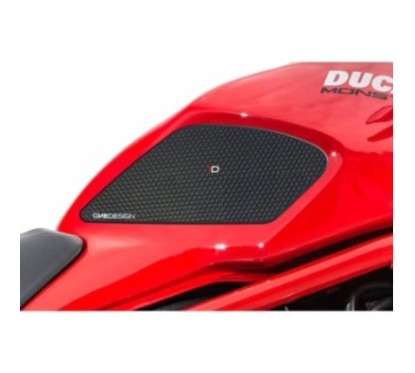 PUIG SPEZIFISCHER SEITENTANKAUFKLEBER DUCATI MONSTER 1200 R 16-20 SCHWARZ