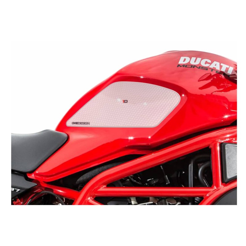 PUIG SPEZIFISCHER SEITENTANKAUFKLEBER DUCATI MONSTER 1200 R 16-20 TRANSPARENT