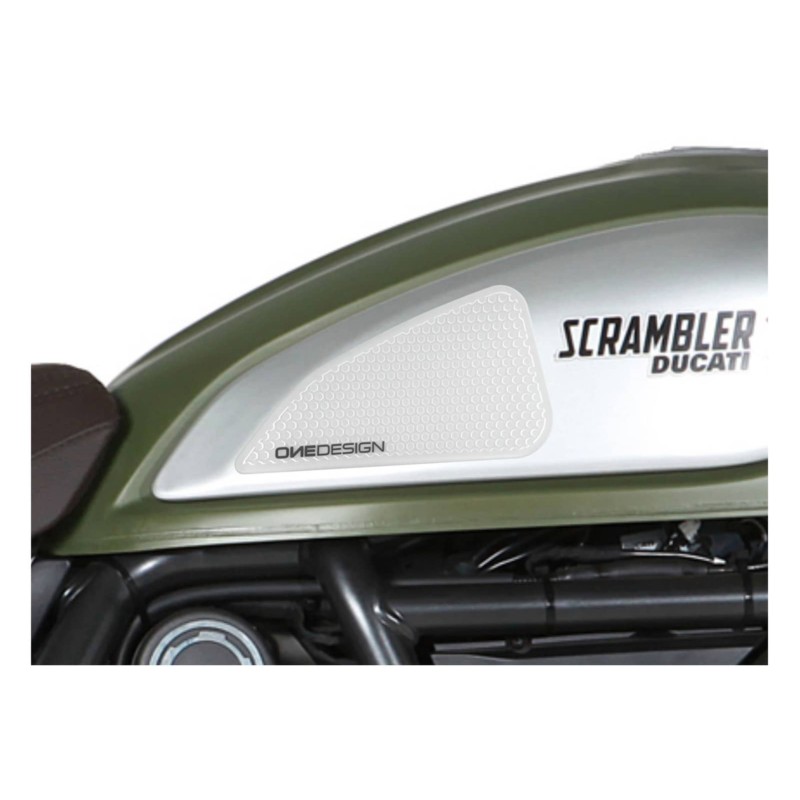 ADHESIVO LATERAL DEPOSITO ESPECIFICO PUIG DUCATI SCRAMBLER ICON CLASSIC FULL T. 15-24 TRANSPARENTE