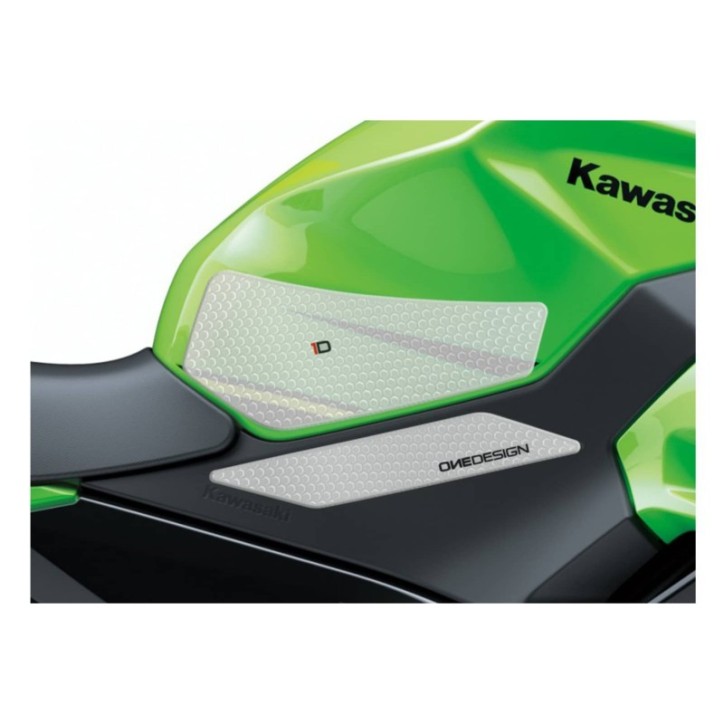 ADHESIVOS LATERALES DEPOSITO ESPECIFICOS PUIG PARA KAWASAKI NINJA 400 18-24 TRANSPARENTE