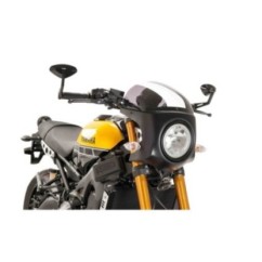 PUIG PARE - BRISE SEMI-CARENE MOTO GUZZI V7 III STONE 750 17-22 FUMEE CLAIR-NOIR