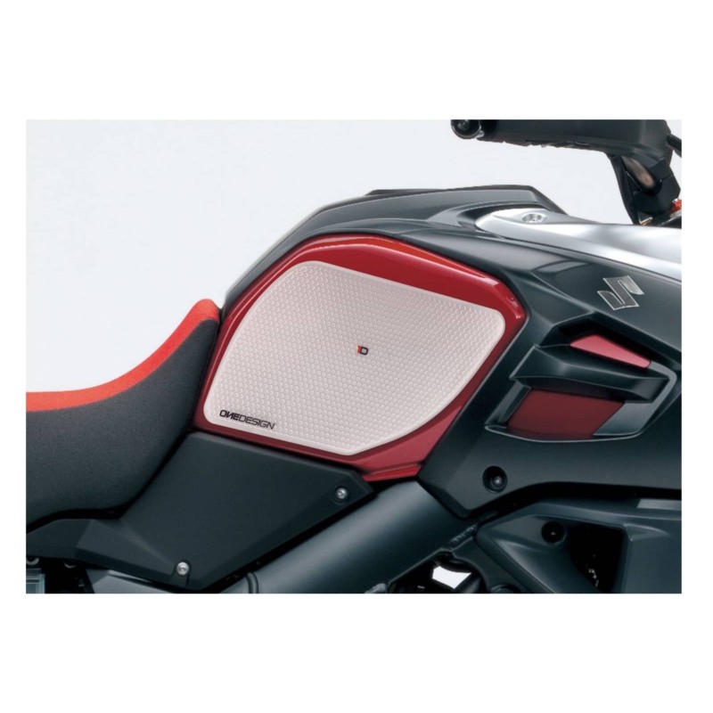 PUIG SPEZIFISCHER SEITLICHER TANKAUFKLEBER SUZUKI DL1000 V-STROM 14-19 TRANSPARENT