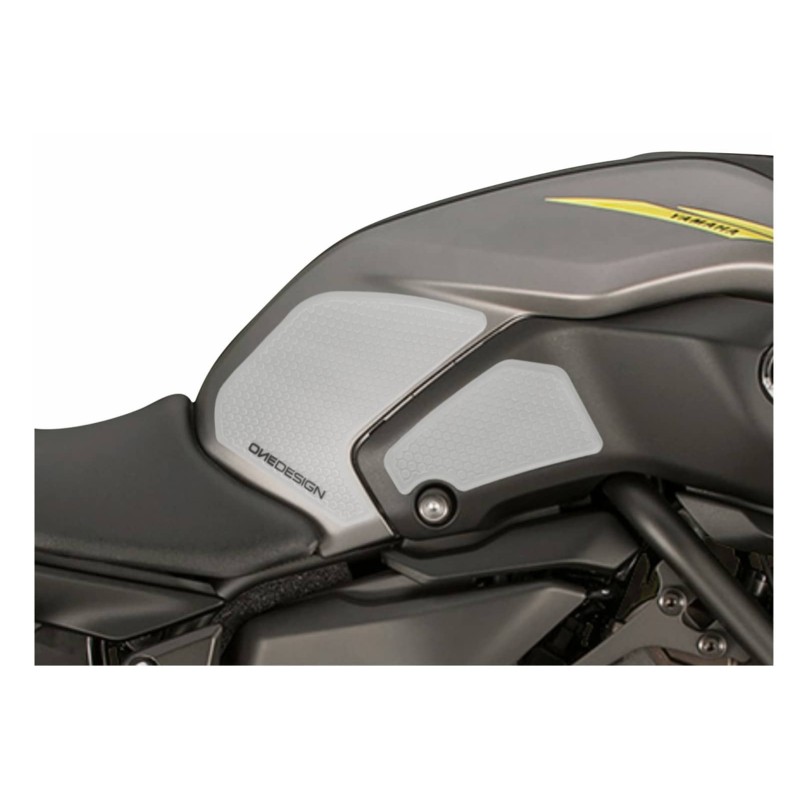 PUIG SPEZIFISCHER SEITLICHER TANKAUFKLEBER YAMAHA MT-07 18-20 TRANSPARENT